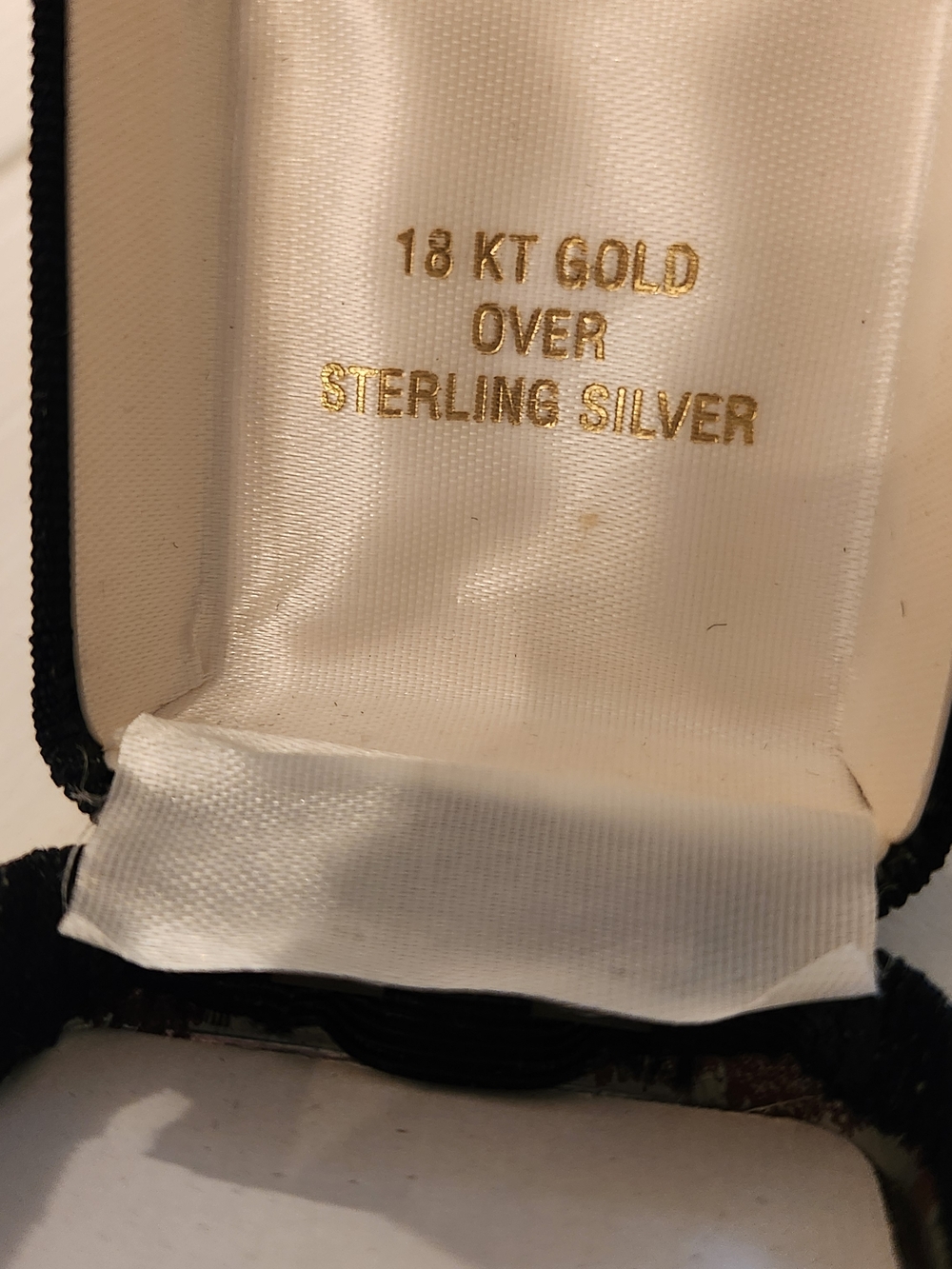 Source Unknown Gold-Tone Necklace with White Topaz and Diamond Accent - Picture 3 of 4